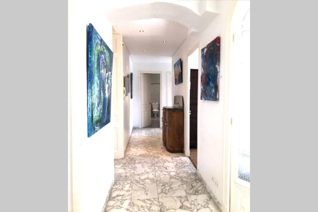 Spacious 3 Bedroom Flat Nice Center - Magnificent View-Parking Luaran gambar