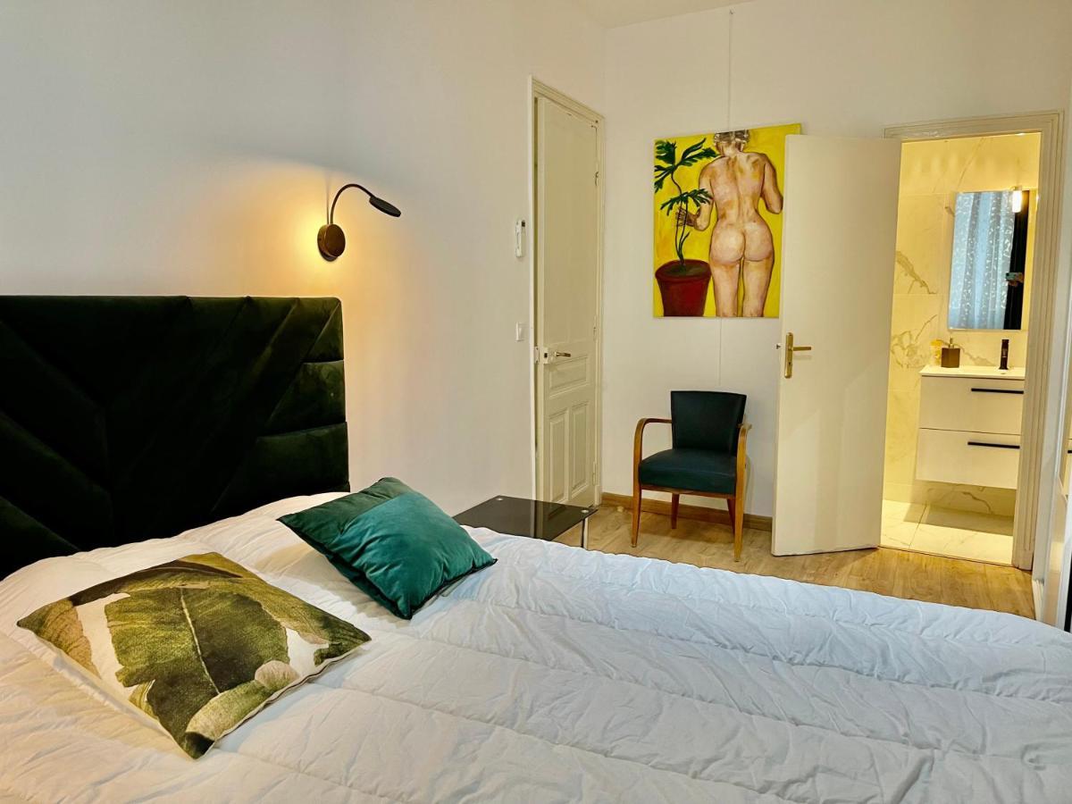 Spacious 3 Bedroom Flat Nice Center - Magnificent View-Parking Luaran gambar