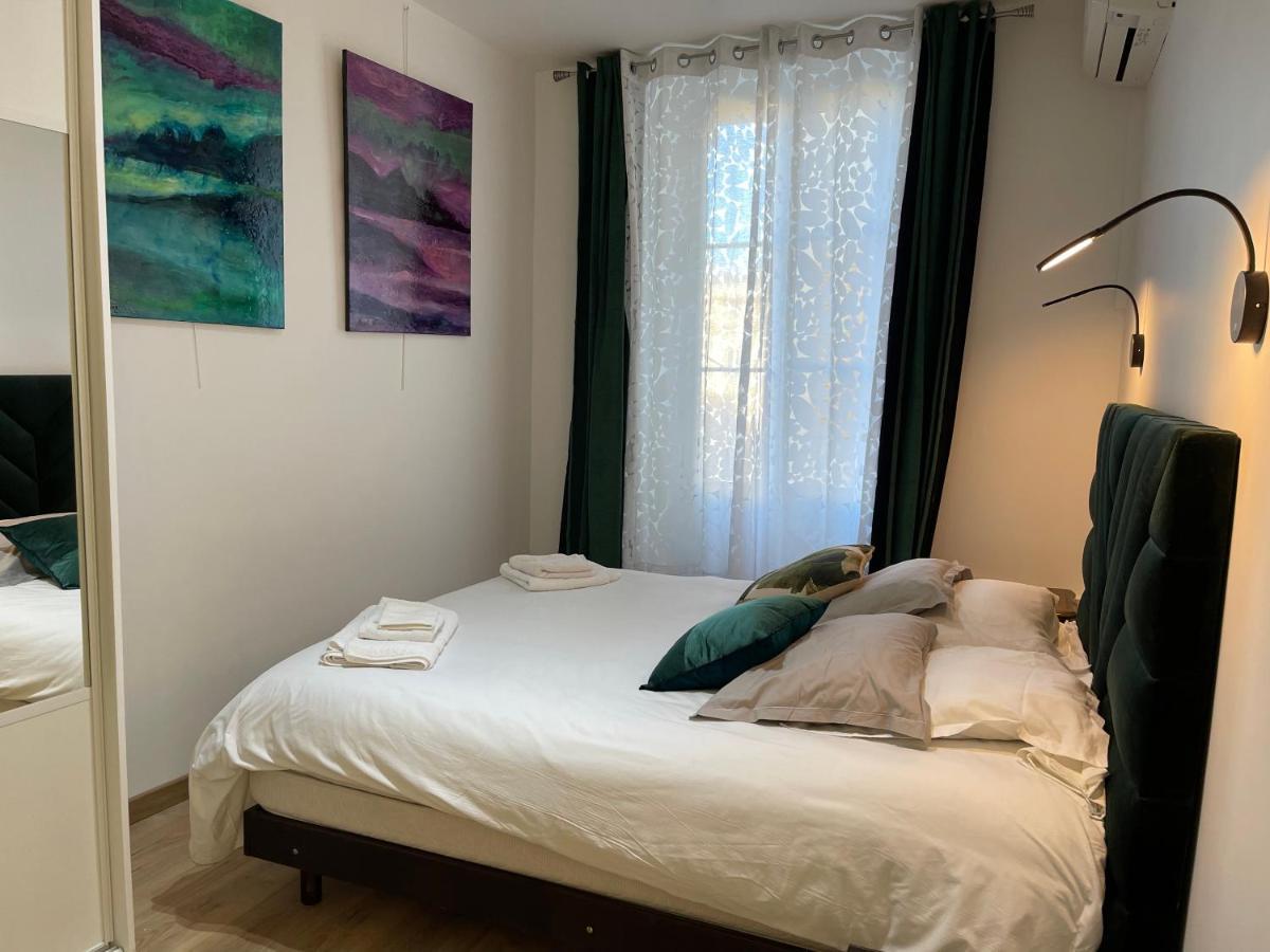 Spacious 3 Bedroom Flat Nice Center - Magnificent View-Parking Luaran gambar