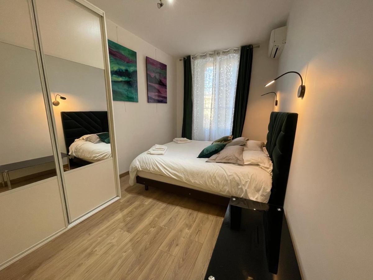 Spacious 3 Bedroom Flat Nice Center - Magnificent View-Parking Luaran gambar